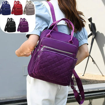 Xajzpa Large Capacity Fashion Casual Portable Backpack Daily Versatile Ladies Backpack